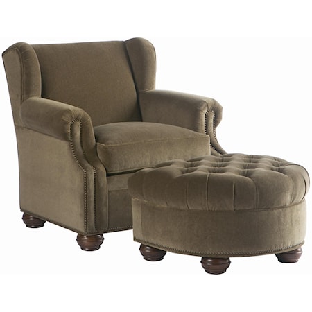 Dover Chair & Ottoman