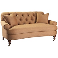 Wyatt Traditional Sofa with Tufted Back