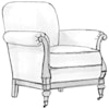 Lillian August Custom Upholstery Hudson Chair