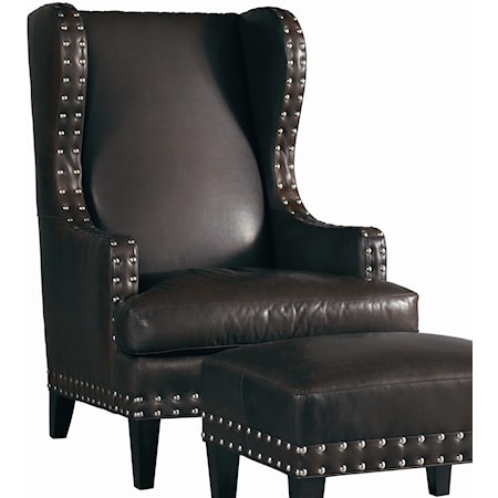 Clayton Transitional Wing Chair