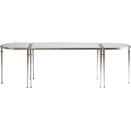 Tria Cocktail Table with 2 Demilunes