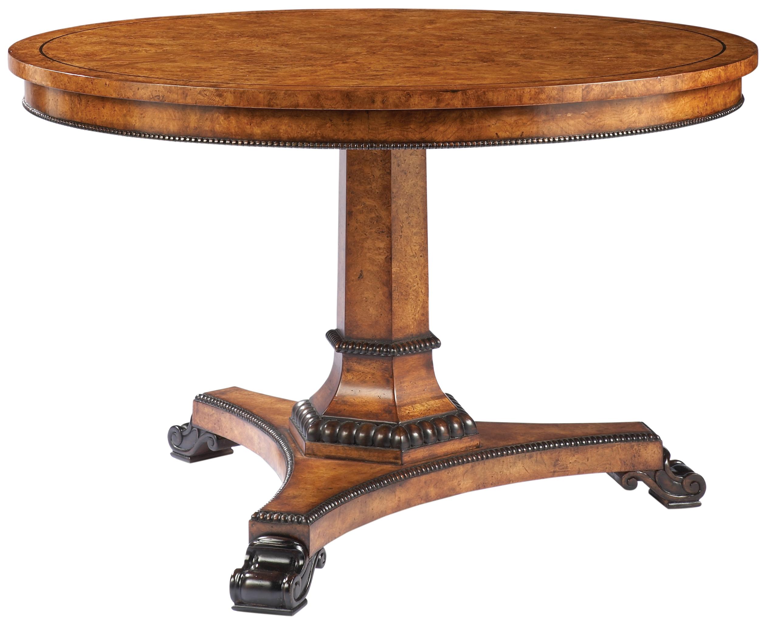 Lillian August Wood Warwick Round Hall Table