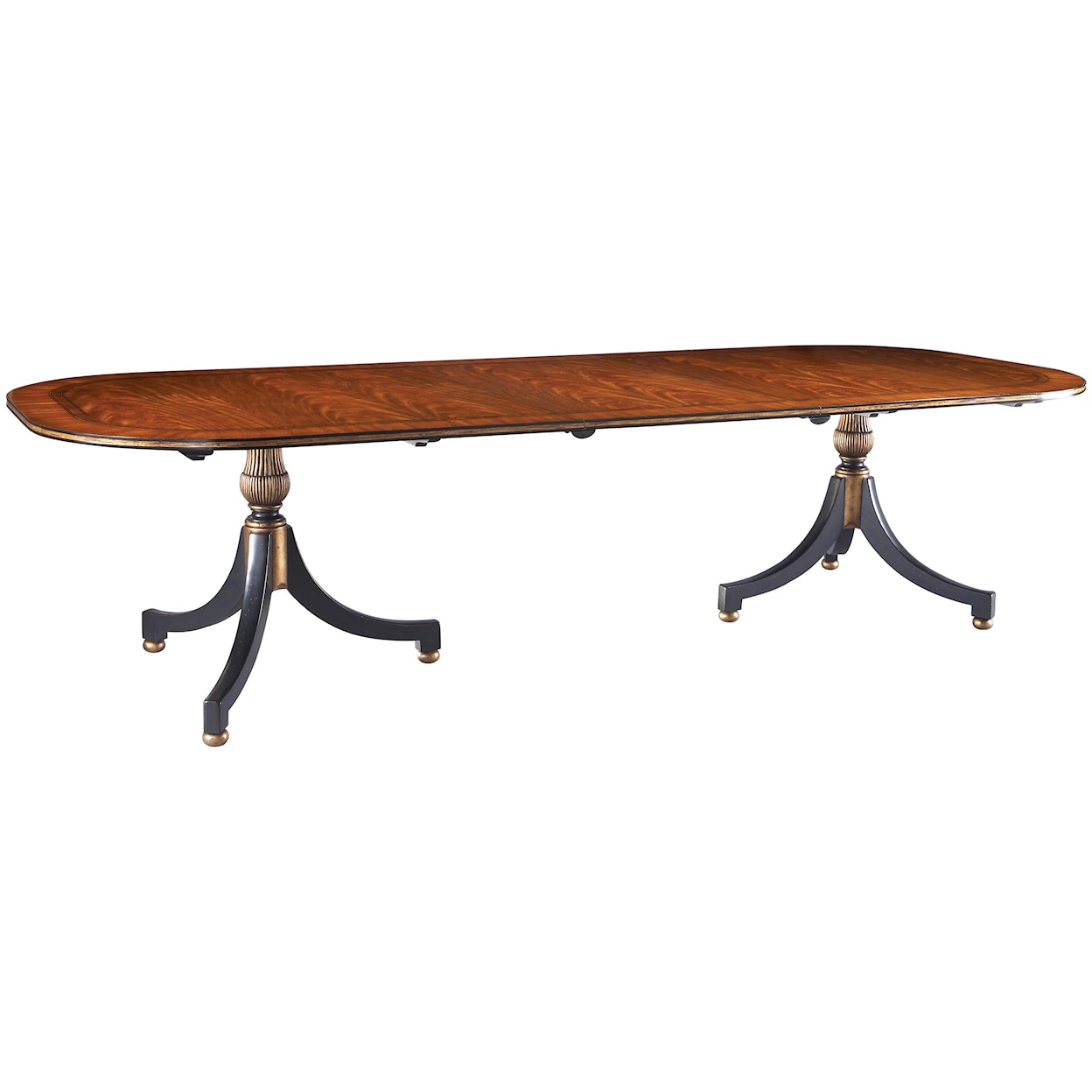 Lillian August Wood Wessex Double Pedestal Dining Table