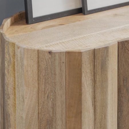 Natural 2 Door Console