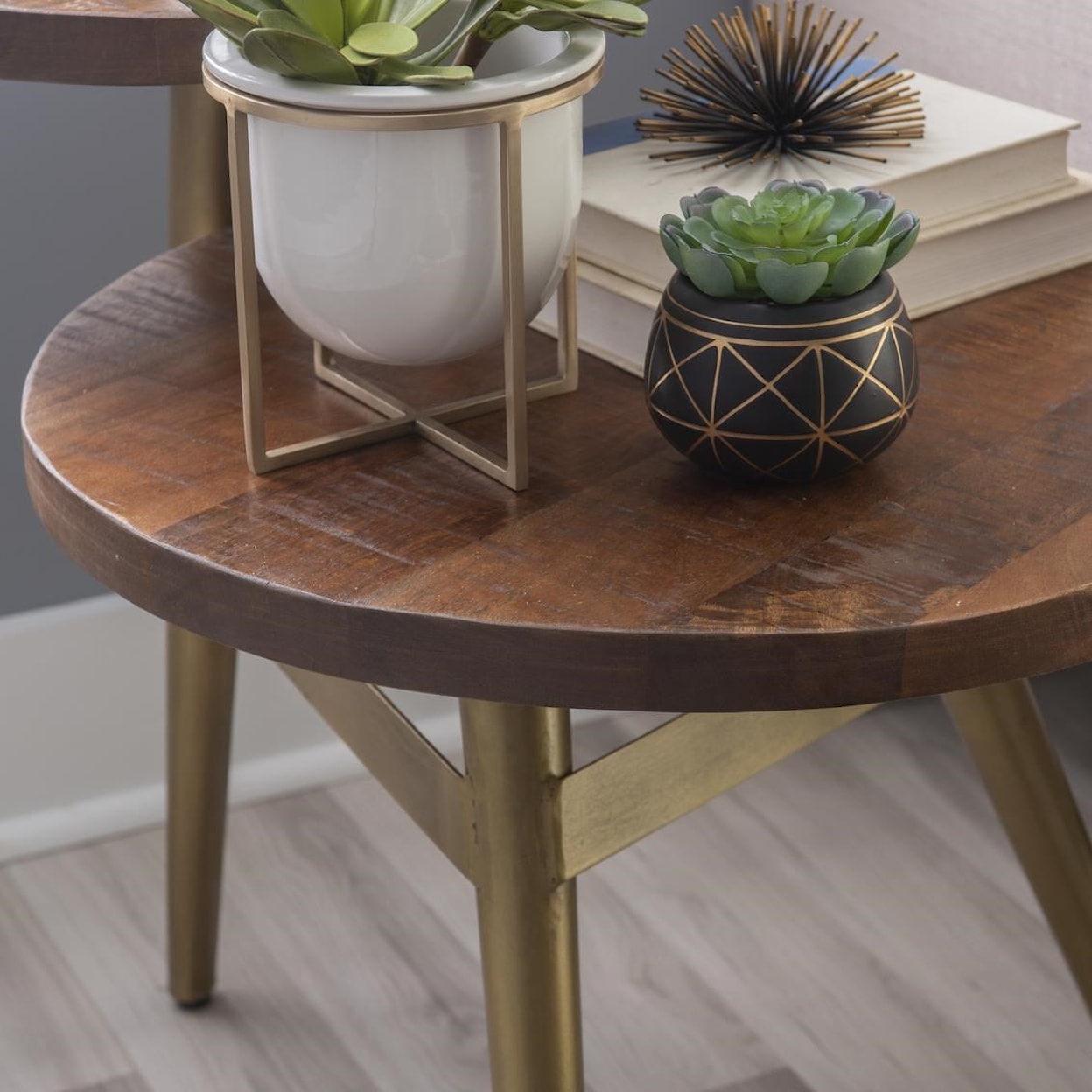 LaHave Furniture Denman Two-Tiered Side Table