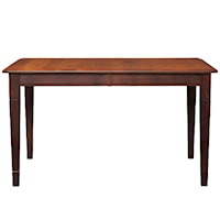 Dining Table with Detailed Notched Legs