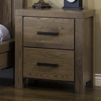 Nightstand with 2 English Dovetail Drawers