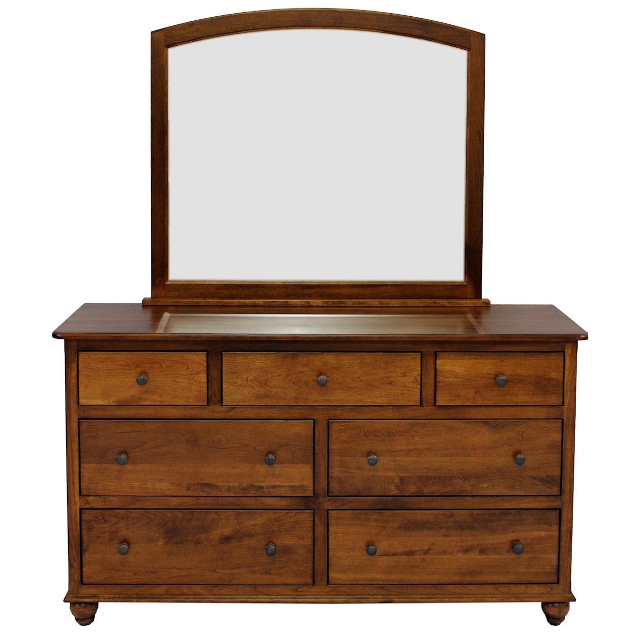 L.J. Gascho Furniture Covington Dresser and Mirror Set