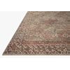 Loloi Rugs Billie 7'6X9'6 AQUA/RUST