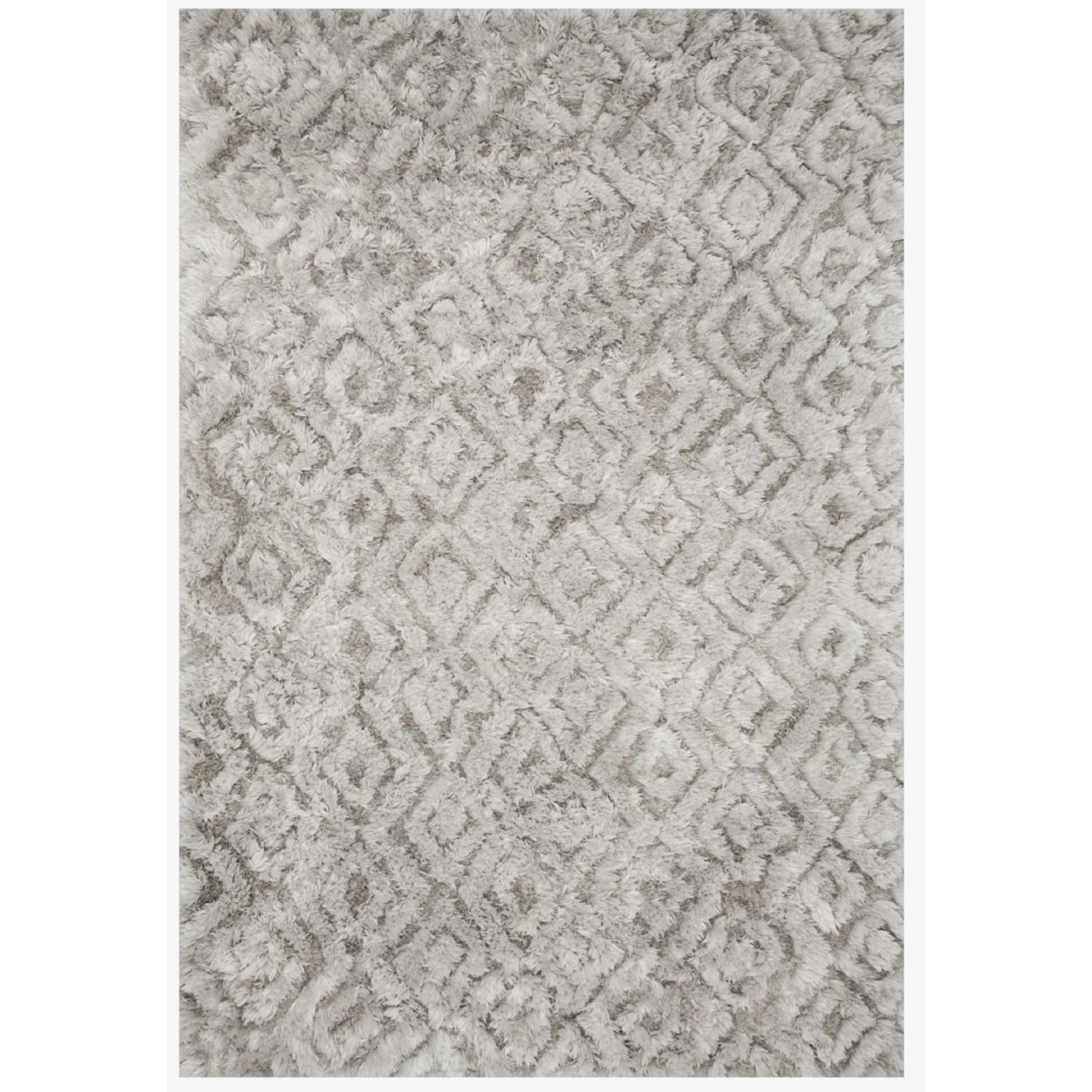 Reeds Rugs CASPIA 3-6 X 5-6 Silver Area Rug