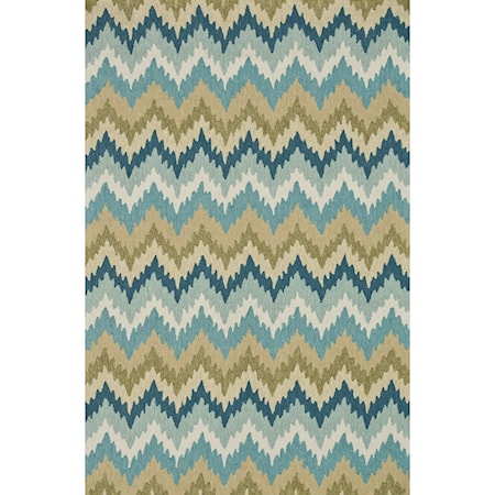 2'-3" X 3'-9" Scalloped Hearth Area Rug