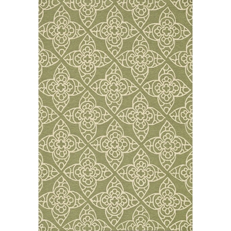 2'-3" X 3'-9" Scalloped Hearth Area Rug