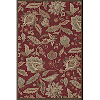 2'-3" X 3'-9" Scalloped Hearth Area Rug