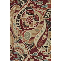 2'-3" X 3'-9" Scalloped Hearth Area Rug