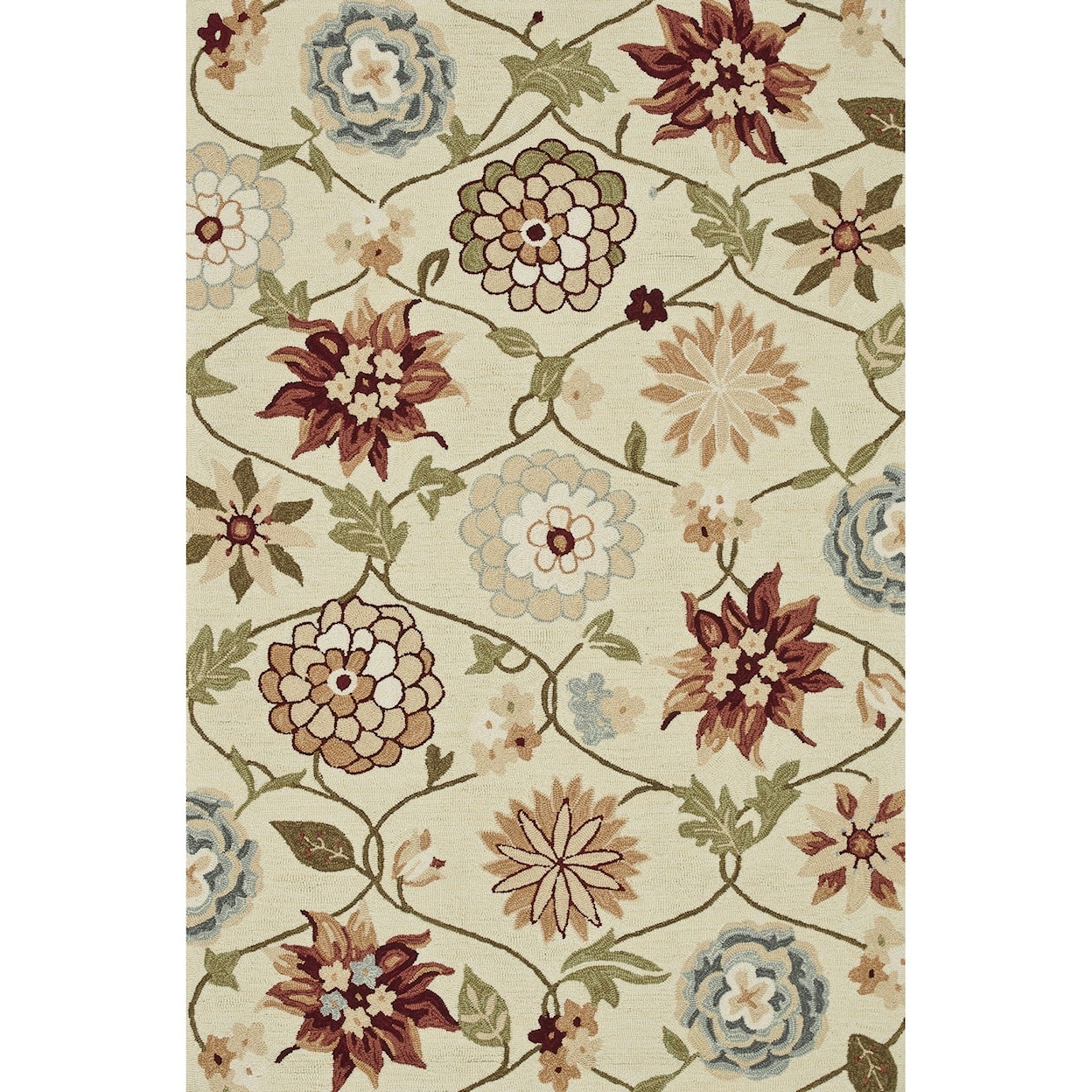 Loloi Rugs Summerton 2'-3" X 3'-9" Scalloped Hearth Area Rug