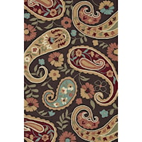 2'-3" X 3'-9" Scalloped Hearth Area Rug