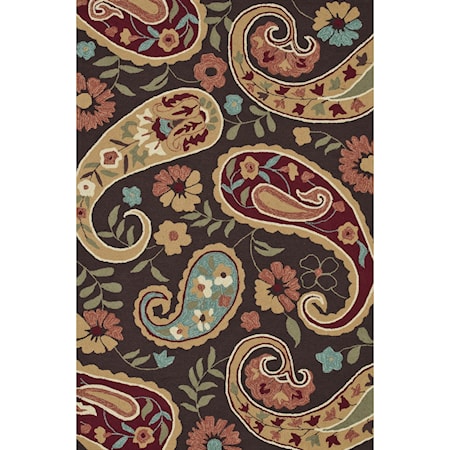 2'-3" X 3'-9" Scalloped Hearth Area Rug