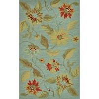 2'-3" X 3'-9" Scalloped Hearth Area Rug