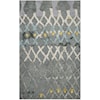 Reeds Rugs SYMBOLOGY 5-0 X 7-6 Grey/Multi Area Rug