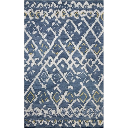 5-0 X 7-6 Denim/Dove Area Rug