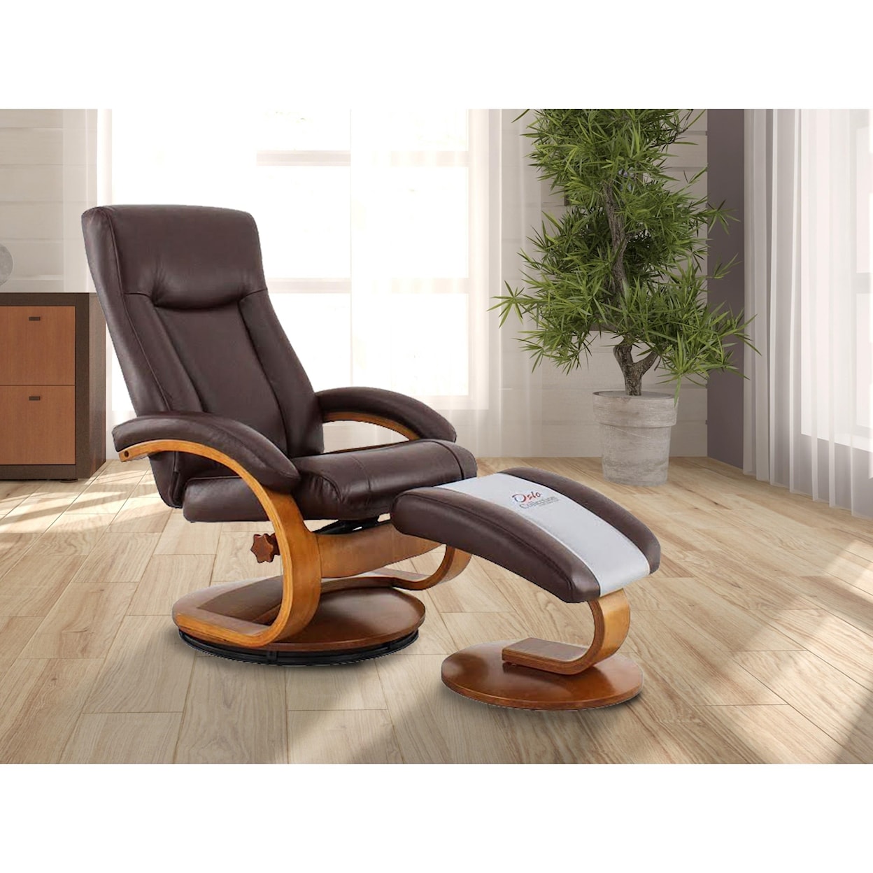 Mac Motion Chairs Hamilton Relax-R™ Recliner and Ottoman