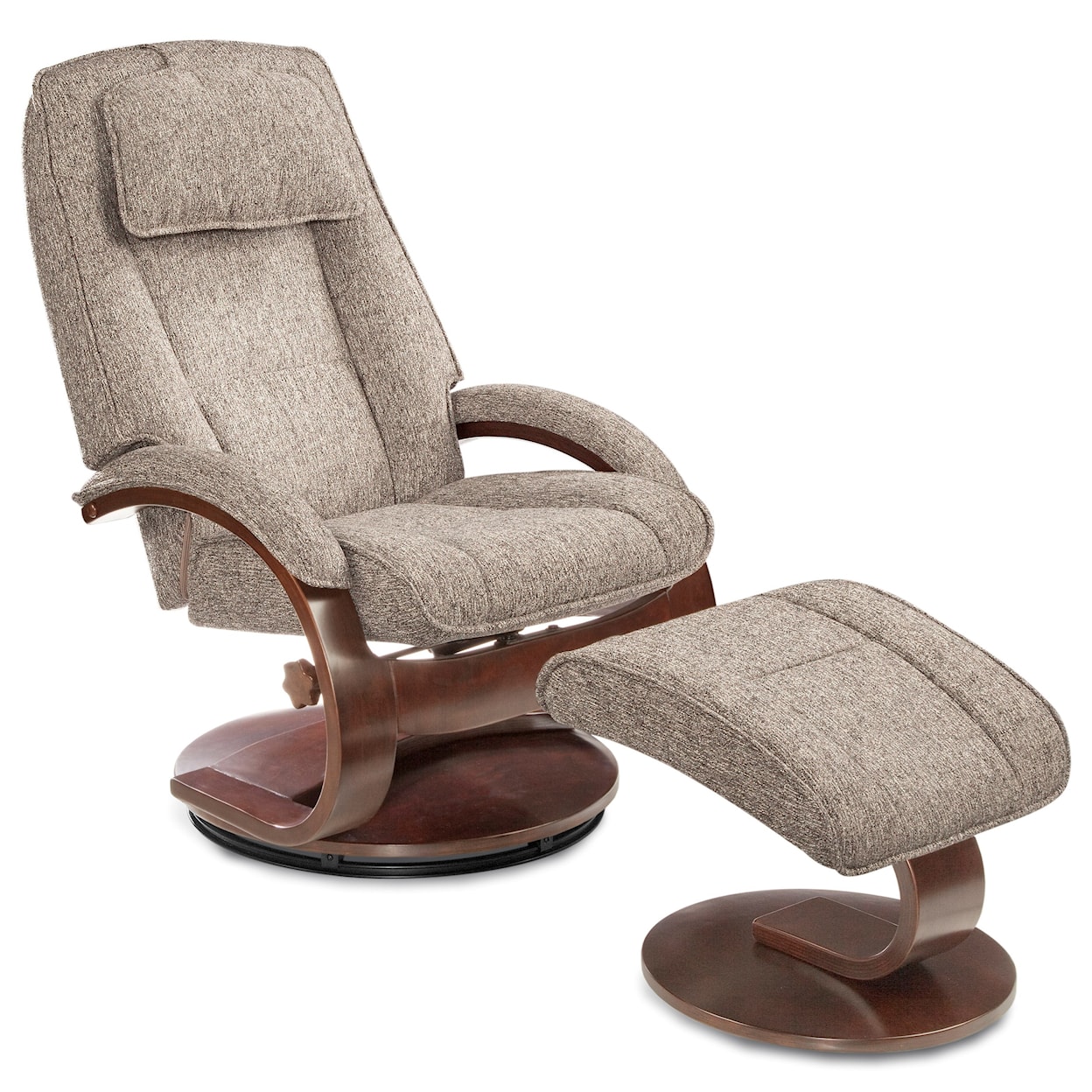 Mac Motion Chairs 14244 Bergen Chair and Ottoman