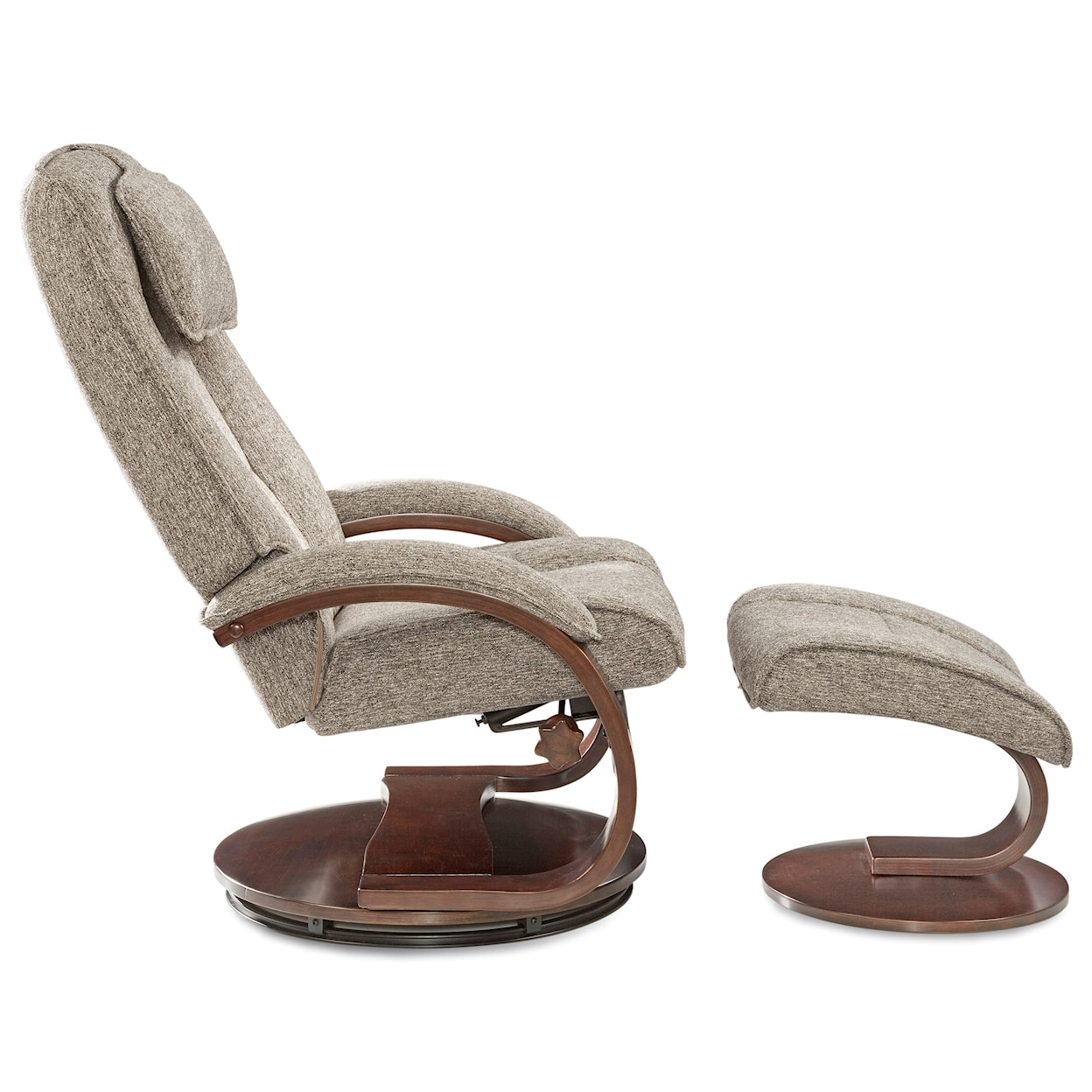 Mac Motion Chairs 14244 Bergen Chair and Ottoman