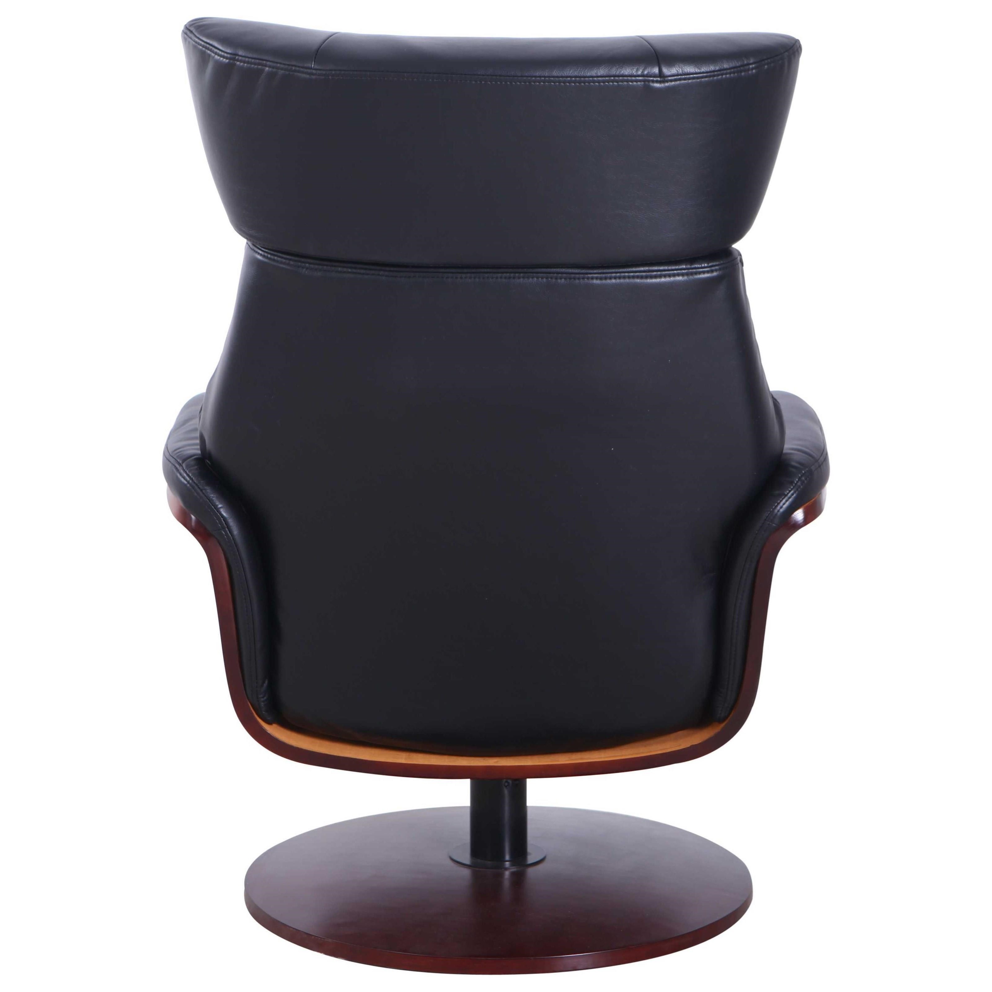 Reclining Swivel Chair and Ottoman