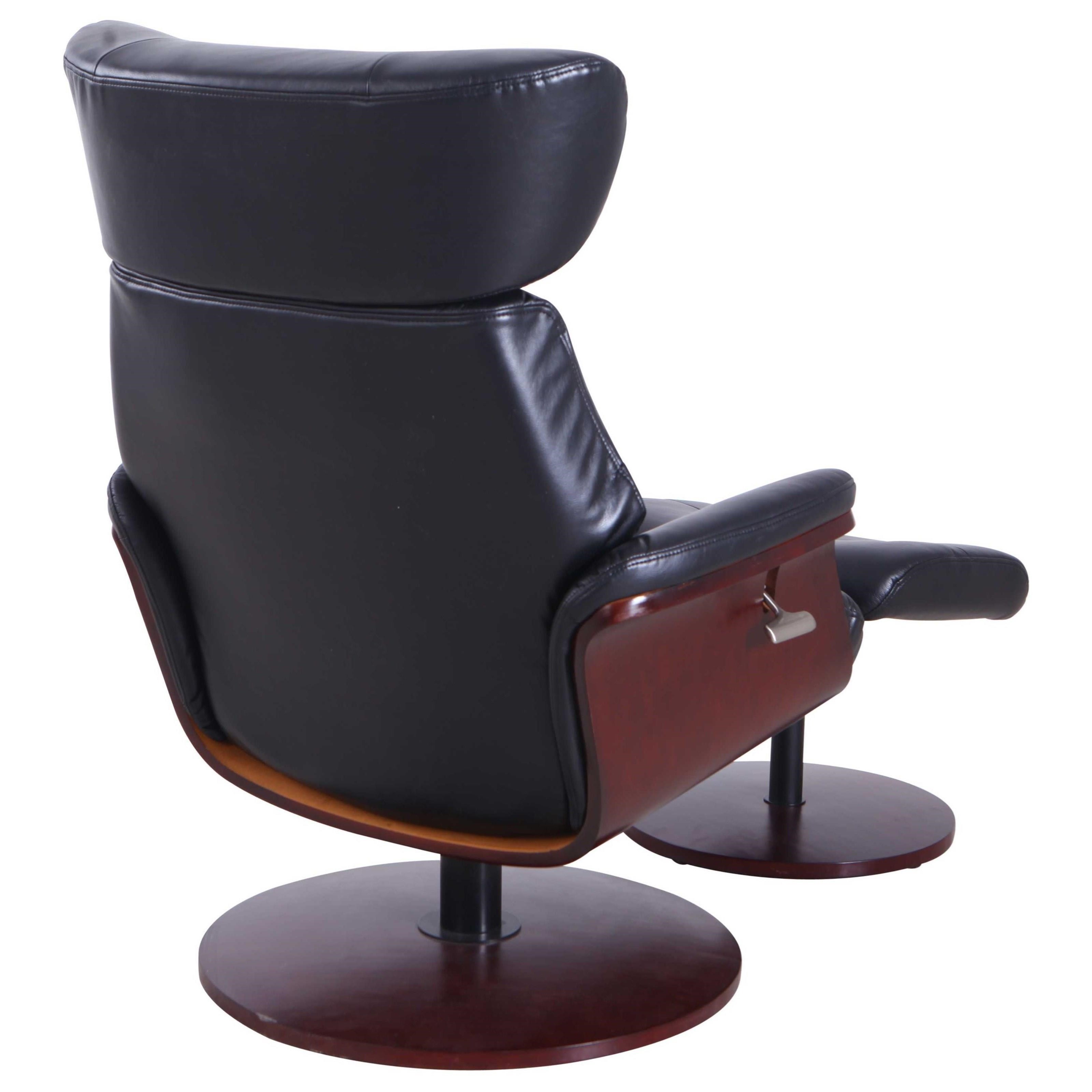 Reclining Swivel Chair and Ottoman