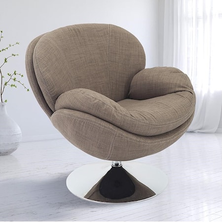 Upholstered Swivel Leisure Chair