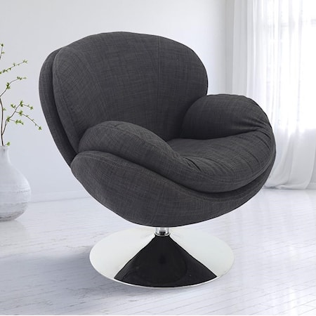 Upholstered Swivel Leisure Chair