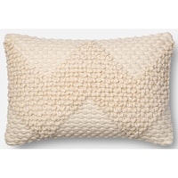 13" X 21" Cover w/Down Ivory Pillow