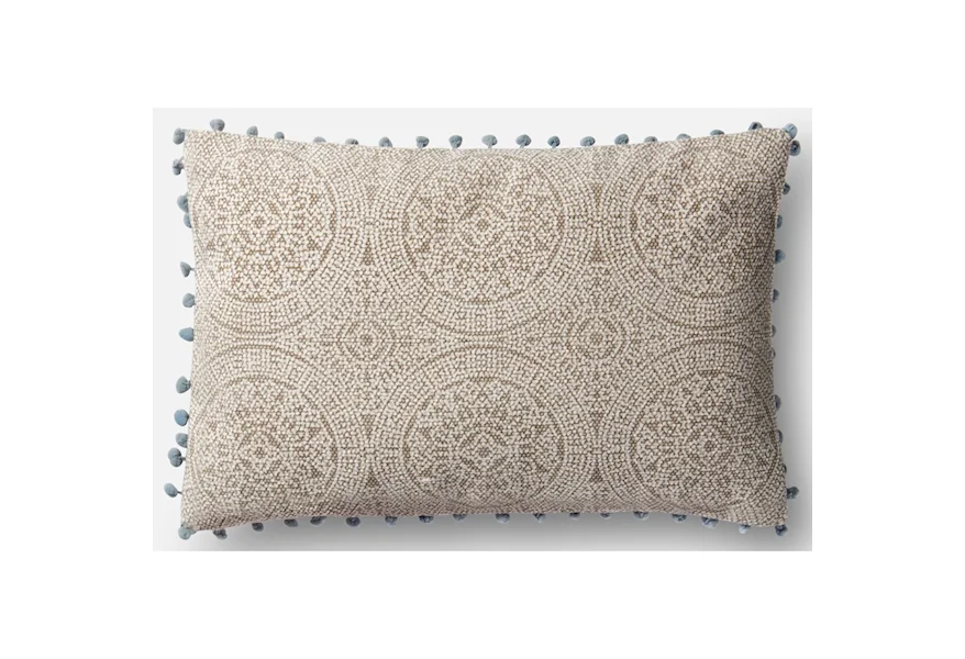 Accent Pillows 13" X 21" Cover w/Down Pillow by Magnolia Home by Joanna Gaines for Loloi at Howell Furniture
