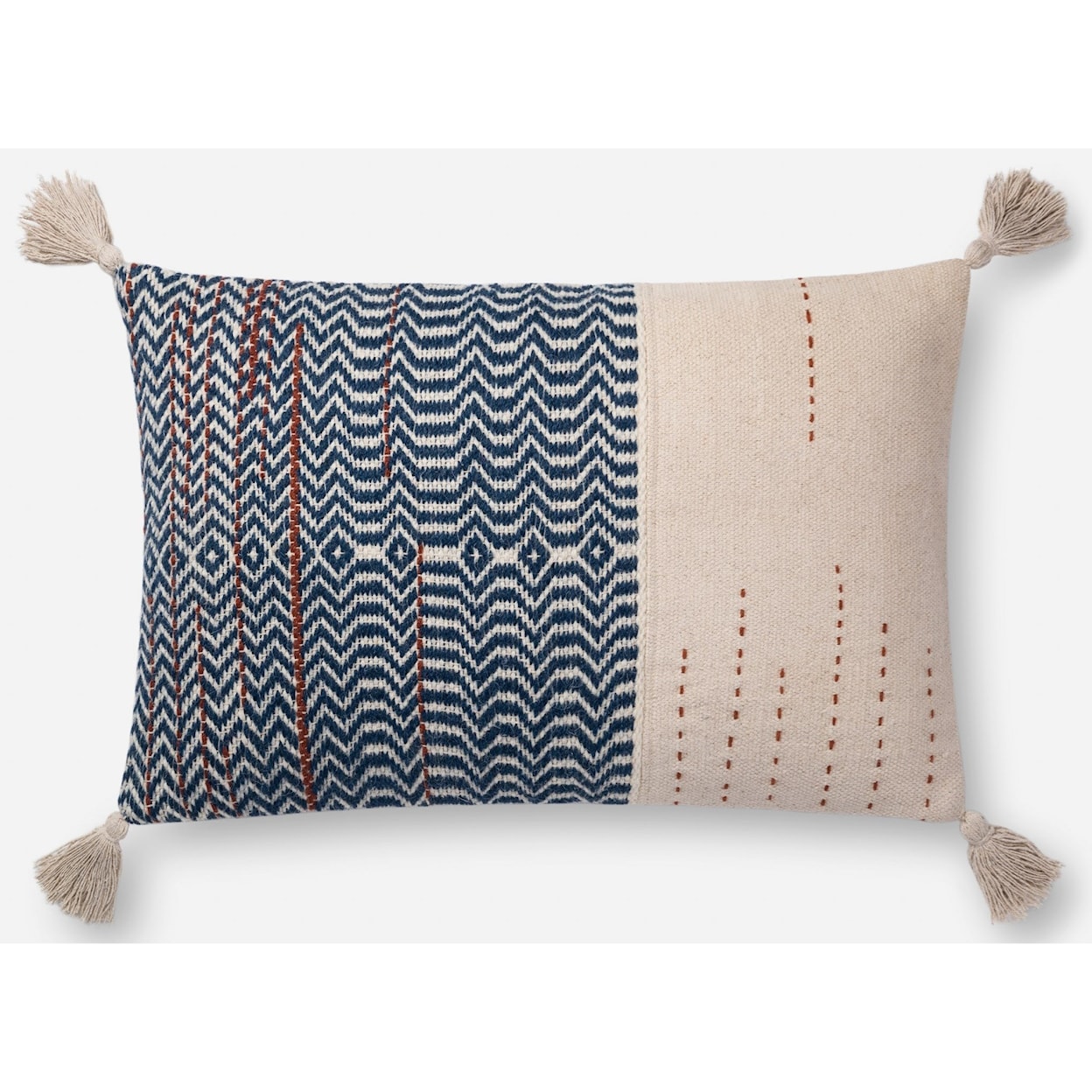 Magnolia Home by Joanna Gaines for Loloi Accent Pillows 16" x 26" Down Pillow