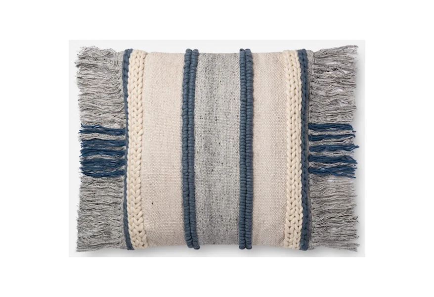 Accent Pillows 22" x 22" Down Pillow by Magnolia Home by Joanna Gaines for Loloi at Howell Furniture