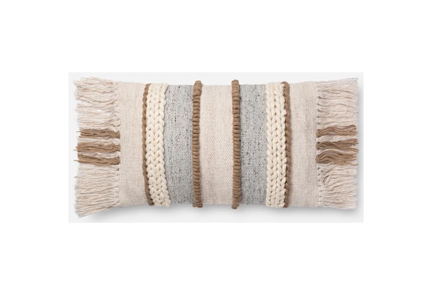 Accent Pillows 13" x 21" Down Pillow by Magnolia Home by Joanna Gaines for Loloi at Howell Furniture