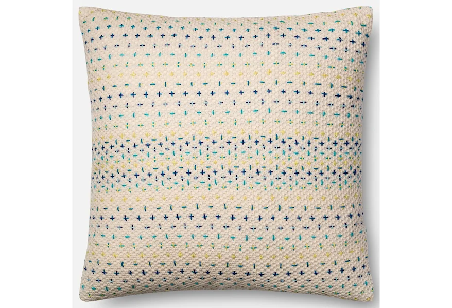 Accent Pillows 22" X 22" Cover w/Poly Pillow by Magnolia Home by Joanna Gaines for Loloi at Howell Furniture
