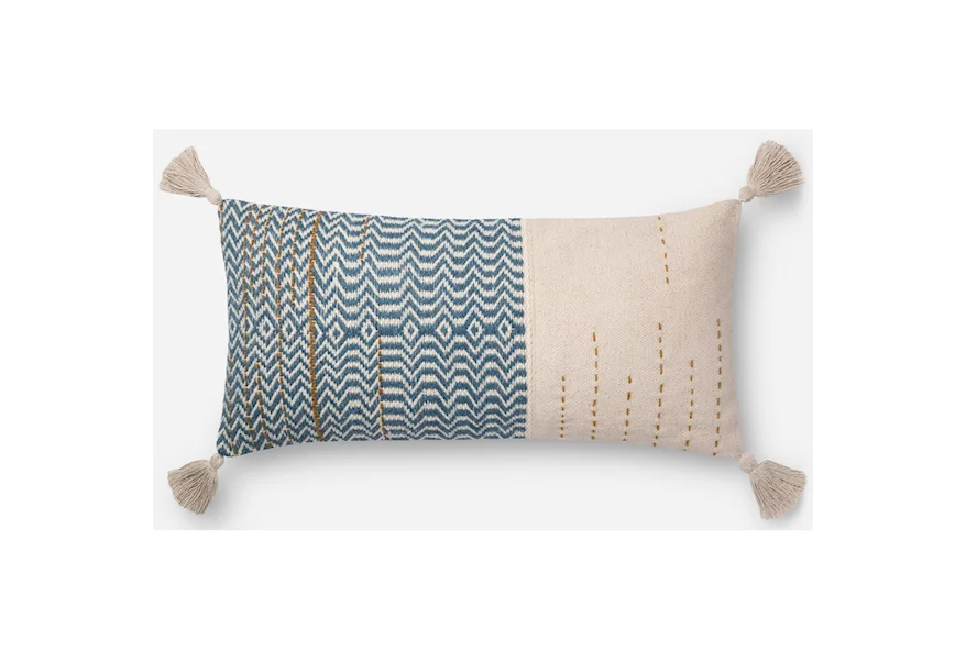 Accent Pillows 12" x 27" Polyester Pillow by Magnolia Home by Joanna Gaines for Loloi at Belfort Furniture