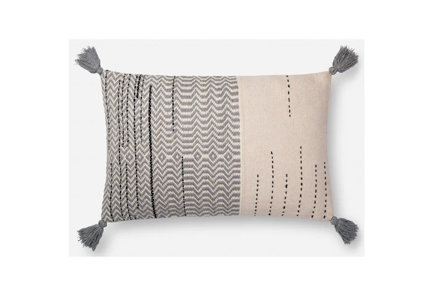 Accent Pillows 16" x 26" Polyester Pillow by Magnolia Home by Joanna Gaines for Loloi at Howell Furniture