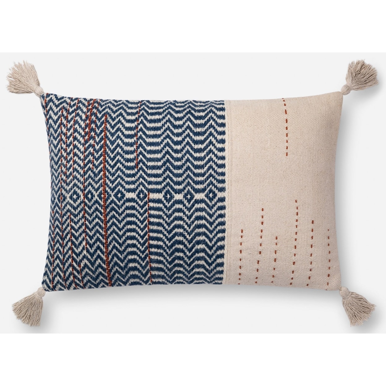 Magnolia Home by Joanna Gaines for Loloi Accent Pillows 16" x 26" Polyester Pillow