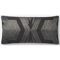 Charcoal 12" X 27" Polyester Pillow
