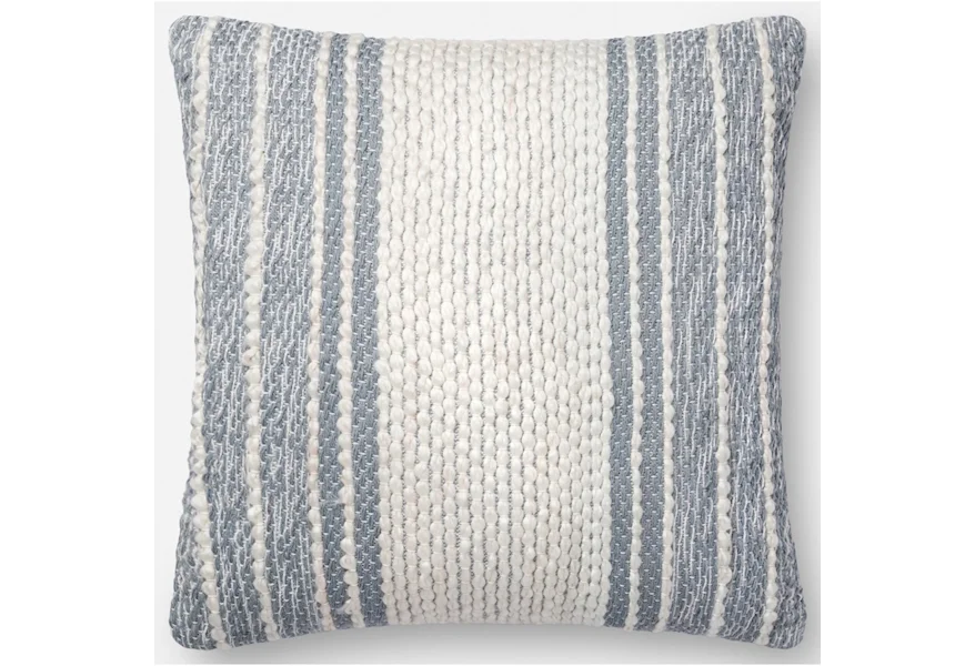 Accent Pillows 18" x 18" Polyester Pillow by Magnolia Home by Joanna Gaines for Loloi at Howell Furniture