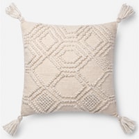 Ivory 22" X 22" Polyester Pillow
