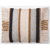 Gold / Multi 22" X 22" Polyester Pillow