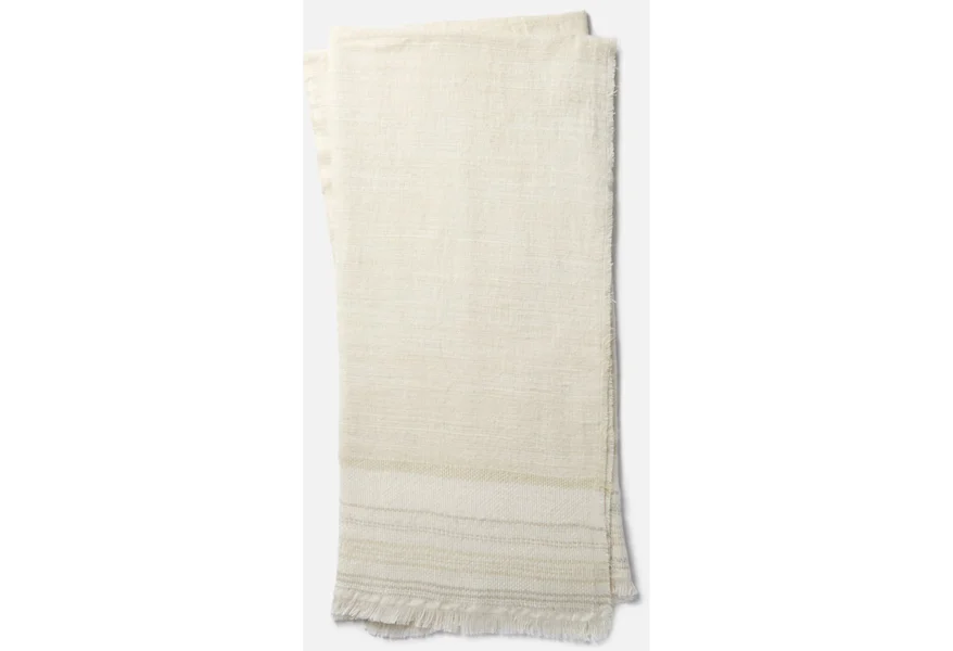 Alissa 4' 2" X 5' Throw Blanket by Magnolia Home by Joanna Gaines for Loloi at Howell Furniture