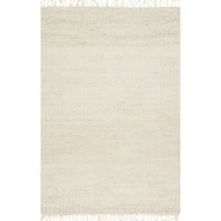 2' 3" x 3' 9" Hand Woven Bone Contemporary Rectangle Rug