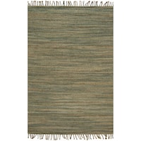 2' 3" x 3' 9" Hand Woven Lagoon Contemporary Rectangle Rug