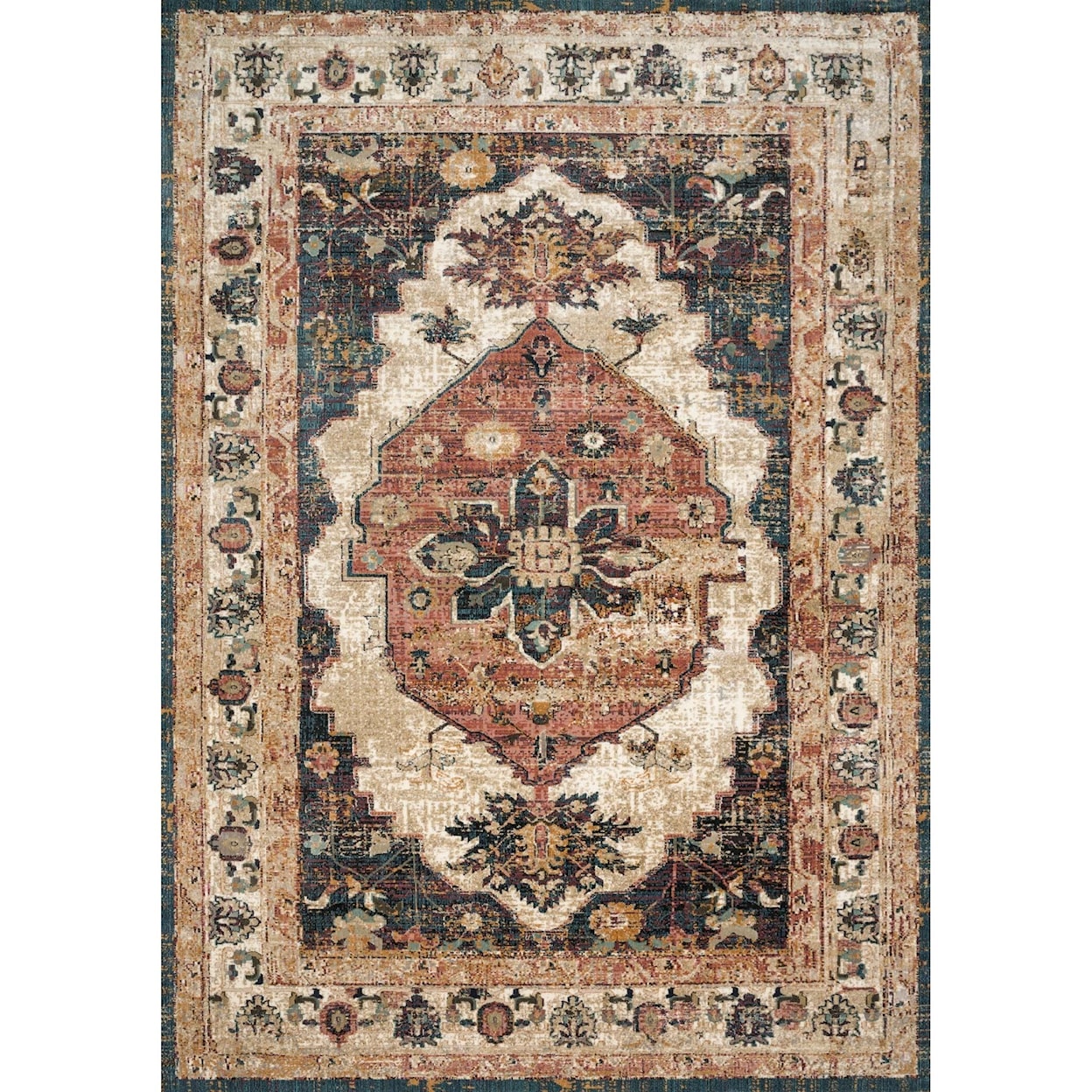 Magnolia Home by Joanna Gaines for Loloi Evie 1'-6" x 1'-6" Square Rug