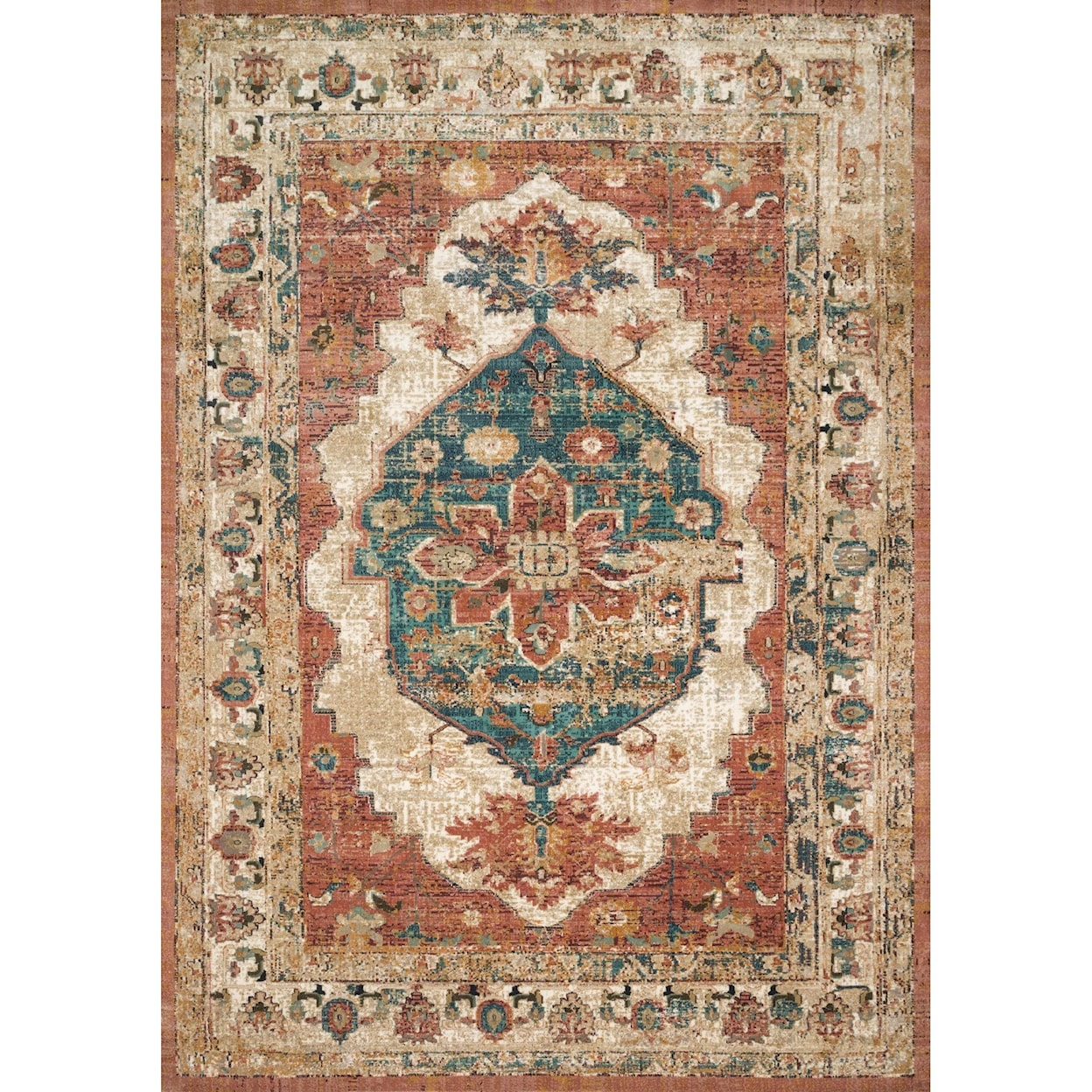 Magnolia Home by Joanna Gaines for Loloi Evie 1'-6" x 1'-6" Square Rug