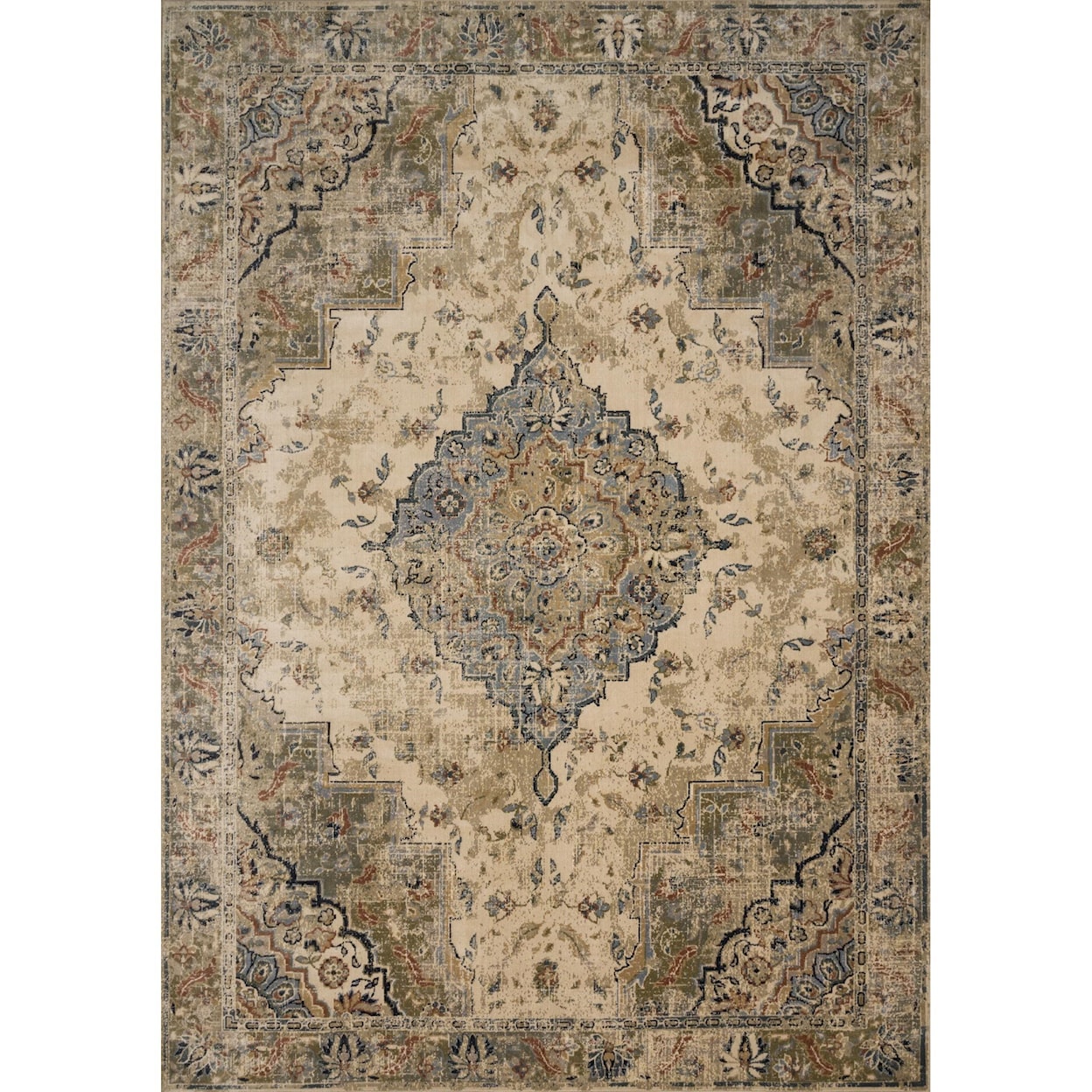 Magnolia Home by Joanna Gaines for Loloi Evie 6'-4" x 9'-2" Rug